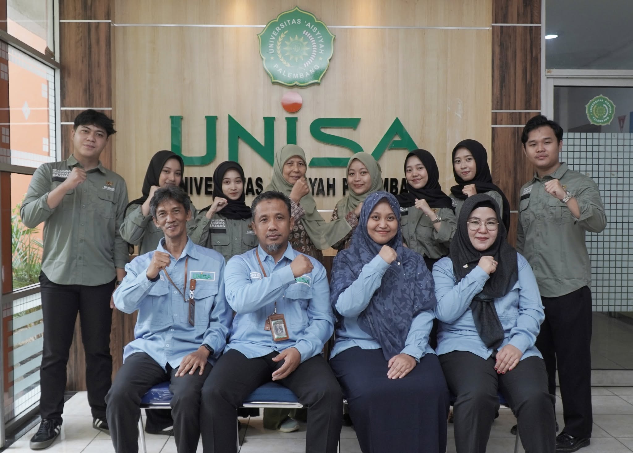 Universitas 'Aisyiyah Palembang. Sebanyak 16 mahasiswa terbaik berhasil meraih Beasiswa Cendekia BAZNAS (BCB) RI